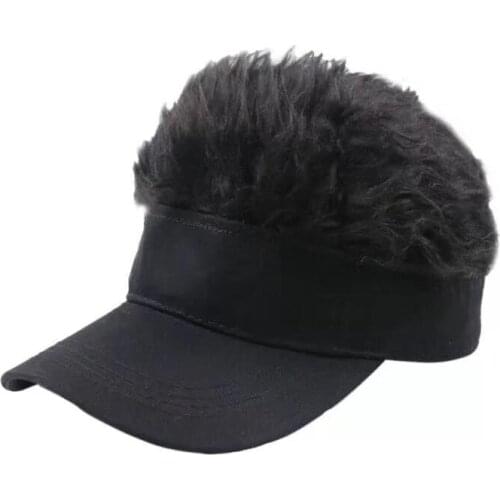 2021 New Four Seasons Mens And Womens Versatile Fashion Hip Hop Shading Performance Wig Baseball Cap Adjustable