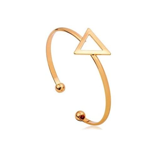 New fashion Simple hollow triangle bracelet For Women girl Accessories jewelry wholesale