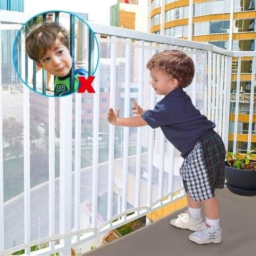 OLOEY 2M/3M Fencing for Baby Fence Mesh Home Protection Thickening Toddler Children Baby Safety Net Security Gate Balcony Stairs