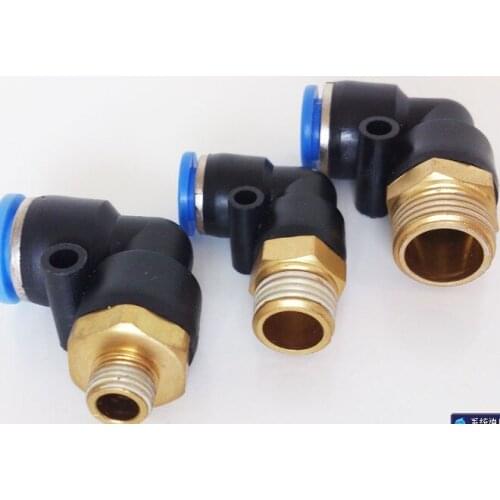 1pcs 3/8" Male Threaded to 12mm Tubing Pneumatic Quick Fitting PL12-03