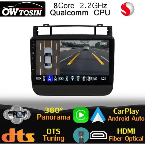 Qualcomm CPU Android For Volkswagen VW Touareg 2011-2018 CarPlay Auto Car Multimedia Player 360 Panoramic GPS Radio DTS Stereo