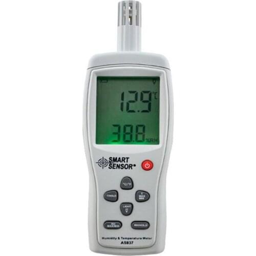AS837 industrial hygrometer, digital temperature and humidity meter, temperature and humidity(10~50C 5%~99%RH)