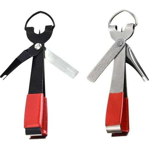 Fishing Quick Knot Tool Fast Toenail Knotter Line Cutter Clipper Nipper Hook Sharpener Fly Tying Tool Fishing Tackle Gear