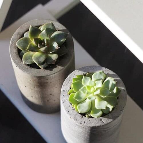 Four holes Silicone Flower Pot Molds Pen Holder Moulds Concrete Silicone Mold Silicone Container Mold