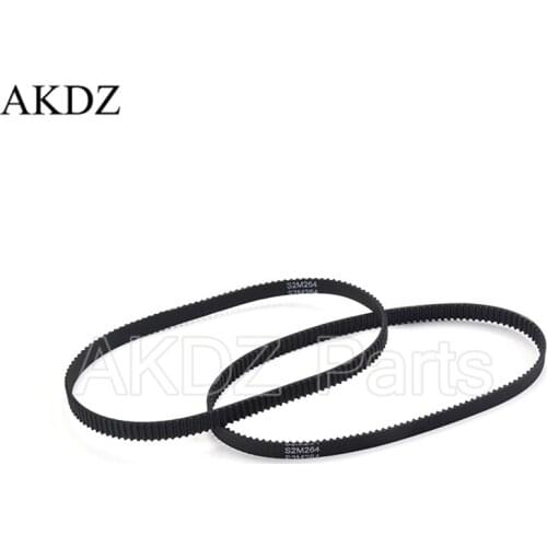 S2M Synchronous Timing belt Pitch length 264 width 6mm/9mm Teeth 132 Rubber closed S2M timing belt