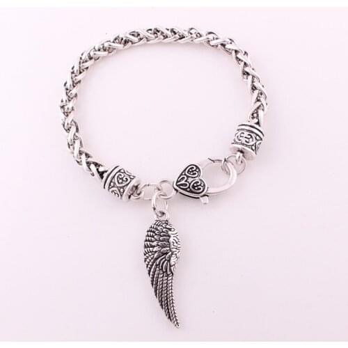 Trendy Pendant Necklace Unisex Archangel Wing Shape Special Design Fascination Jewelry Zinc Alloy Provide Dropshipping