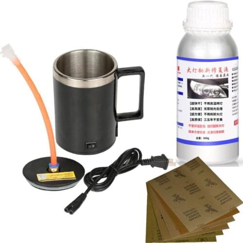 High quality heat quickly new headlamp polishing kit 220V/110V car headlight restoration kit