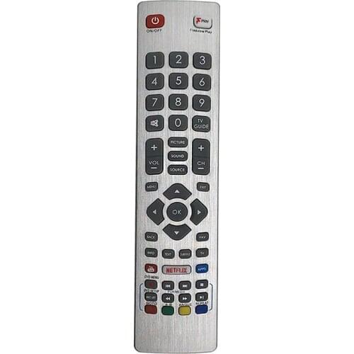 Replacement SHWRMC0121 Remote Control with Netflix Freeview Play Youtube Fit for Sharp Aquos LC-32HG5342KF LC40CFG3021KF