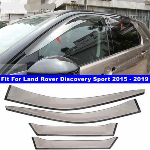 Accessories Window Visors Awnings Wind Rain Shield Deflector Visor Guard Vent Cover For Land Rover Discovery Sport 2015 - 2019