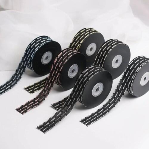 10yards Jumper Pattern Ribbon for Diy Bow Headwear Materials Cake Gift Box Flowers Packaging Hat Sewing Decoration Accessories