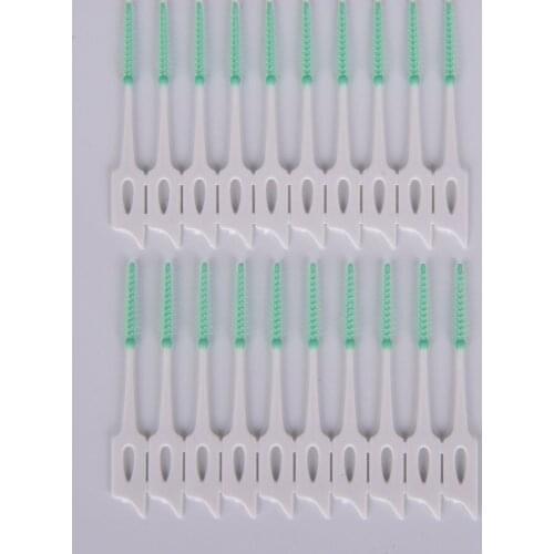 20pc Dental Floss Interdental Toothpick Clean Teeth Stick Oral Hygiene Tooth Pick Brush Dental Flosser Oral Care Teeth Whitening