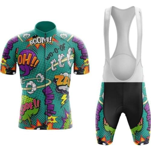 2020 Explosive Comics Mens Jersey Quick-drying Cycling Cover Short Sleeve Cycling Jersey Road Cycling Jersey Cycling Jersey