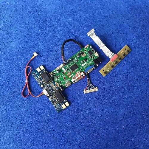 4CCFL For MTT170E1LG11/SVA170SX01TB/TX43D15VC0CAD 30 Pin LVDS LCD monitor Kit 1280*1024 Controller Card HDMI-compatible VGA DVI