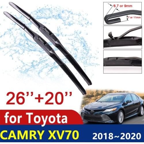 Car Wiper Blade Windshield for Toyota Camry 70 XV70 2018 2019 2020 Front Windscreen Wipers Car Accessories Goods XV 70