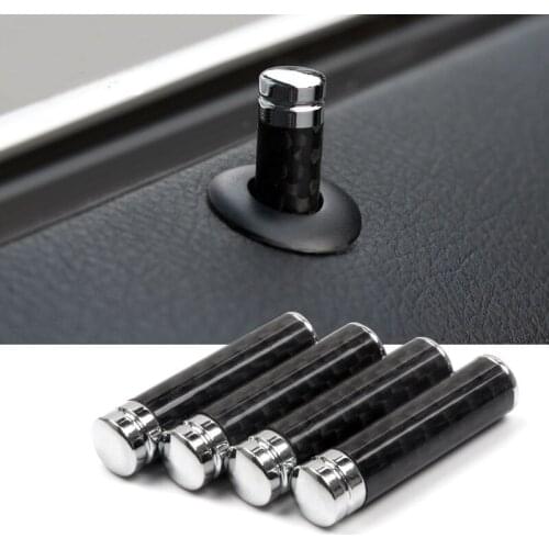 For BMW E39 E46 E60 E90 F10 F20 F30 328 320 GT X5 X6 1 3 5 7 Series Carbon Fiber Auto Lock Modified Door Lifting Bolt Pin Cover