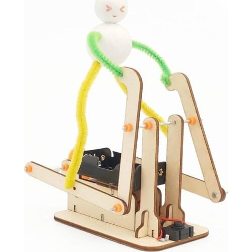 DIY Running robot primary school students educational toys science experiment handwork creative science education technology