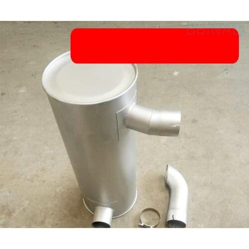 For Daewoo DH 215 225-9 DX 300 340 400 Excavator Engine muffler assembly exhaust pipe Excavator Accessories