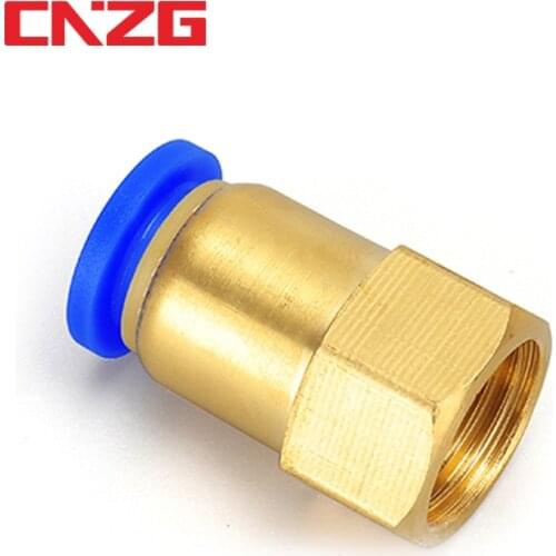 Air Pipe Fitting 10mm 12mm 8mm 6mm Hose Tube 1/8" 3/8" 1/2" BSP 1/4" Female Thread Brass Pneumatic Connector Quick Joint Fitting