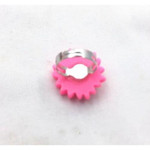 24pcs Dress Up Pretend Play Rings Fancy Jewelry Creative Princess Box Decor Toys Rings for Girls Finger Rings