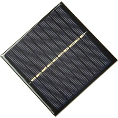 BUHESHUI 0.8W 5V Mini Solar Panel Solar Cell Module Polycrystalline Solar Battery Charger For 3.7V 84*84*3MM 10pcs Free Shipping