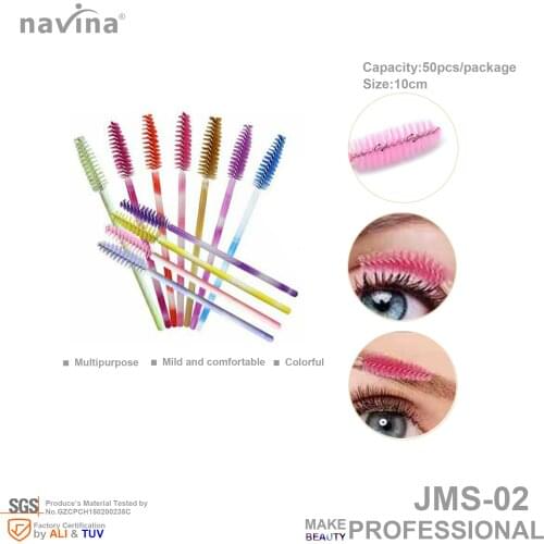 Navina JMS-02 full color brush, 500pcs/10bags, Multipurpose Brush, eyelash, clean and remove