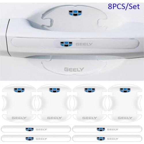 Car Transparent Stickers for Geely Emgrand EC7 EC8 X7 GE GT EV8 EX7 Vision CK GE MK Bl King Kong Gx7 Auto Body Protective Decals