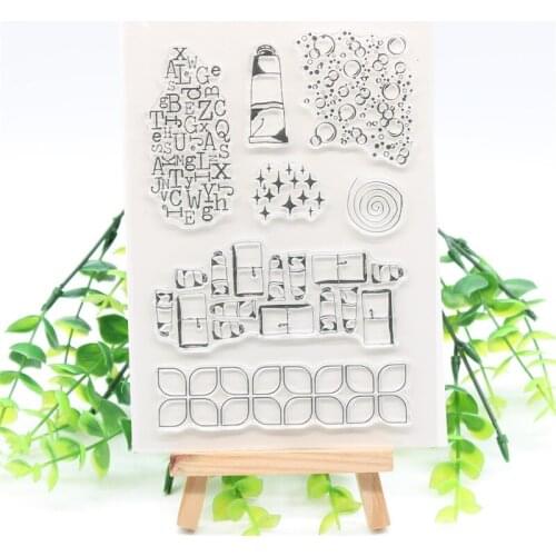 KSCRAFT Painting Transparent Clear Silicone Stamp/Seal for DIY scrapbooking/photo album Decorative clear stamp sheets