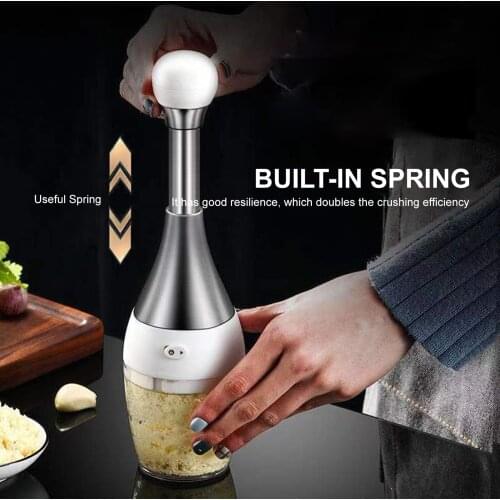 Vegetable Quick Chopper Food Processor Stainless Steel Shredder Dicer Powerful Hand Food Chopper for Meat Fruits Herbs Onions