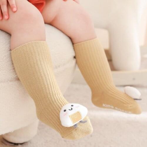 Spring Autumn Soft Cotton Baby Girls Socks Newborn Cartoon Animal Baby Socks Infant Baby Boy Socks Anti Slip Floor Sock