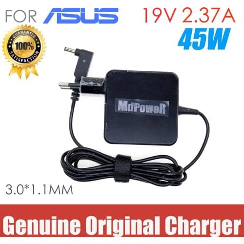 For ASUS 19V 2.37A UX21E UX31E ADP-45AW 19V 2.37A 3.0*1.1mm laptop AC adapter charger