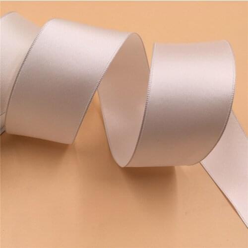 N1098 1.5" X 25yards Plaind Wired Satin Ribbon Double Face Christmas Xmas wired edge ribbon