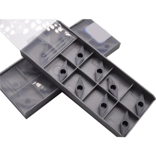 10pcs VCMT331-SM VCMT 160404-SM IC907 Carbide INSERT Outside turning Inner hole turning tool