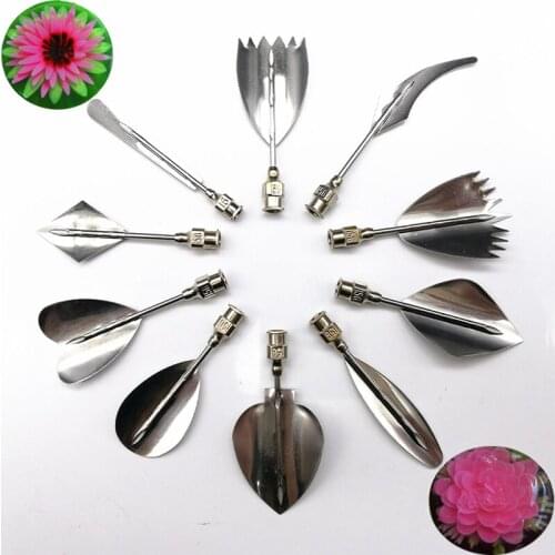 3D Jelly Art Tools Flowers Leaves Cake Jello art Gelatin Tools pudding nozzle 10 PCS/SET with SYRINGE