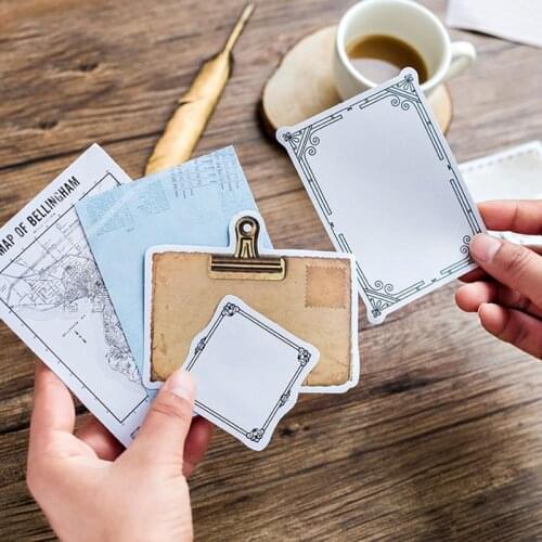 45pcs/pack Retro Memories Paper Stickers DIY Scrapbooking Sticky Note Pads Dairy Photo Album Decorative Stickers Cute Stationery
