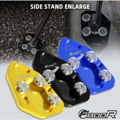 F800R Motorcycle Side Stand Pad Enlargement Enlarger Plate Kickstand Extension FOR BMW F800R 2010 2011 2012 2013 2014 2015 2016