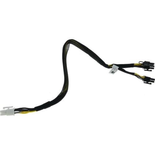 JIANGLUNNew Split GPU Power Adapter Cable For DELL PowerEdge R720 R730 R740 R7910 R730XD
