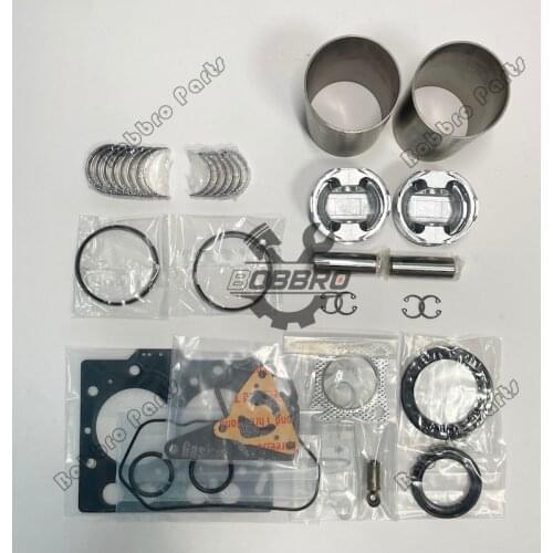 Z482 Overhaul Rebuild Kit Full Gasket Liner Piston Ring Main Rod Bearing For Kubota Excavator KX018-4 Tractor BX1500 BX1850