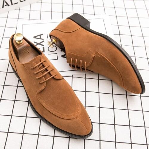 Mazefeng classic mens casual shoes fashion elegant mens office shoes Party Wedding luxury mens formal shoes Oxford Shoes38-48