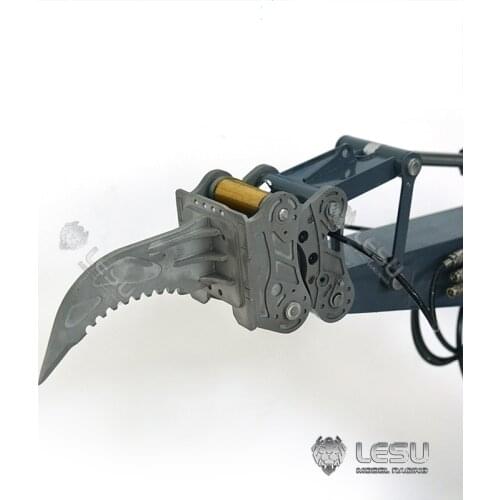 Metal Straight Blade Ripper Scarifier for 1/14 LESU Carter C374 RC Hydraulic Excavator DIY Model
