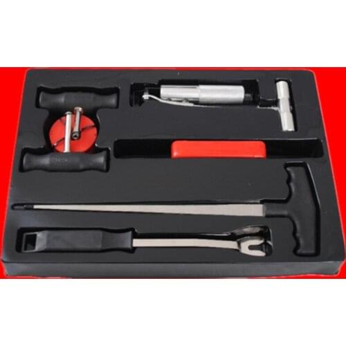 New!7PCS Windscreen Glass Removal Set Car Van Windshield Kit Garage Hand Tools Rubber Buckle Glass Glue Scraper Interior Bar