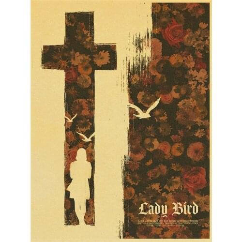 Vintage Movie Lady Bird Retro Printed 11CT Cross-Stitch Embroidery Kit DMC Threads Hobby Handmade Needlework Knitting Stamped