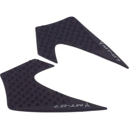 Fuel Tank Pad Traction Side Sticker Gas Knee Grip Decals for Yamaha MT07 MT-07 15-16 2013 -2016