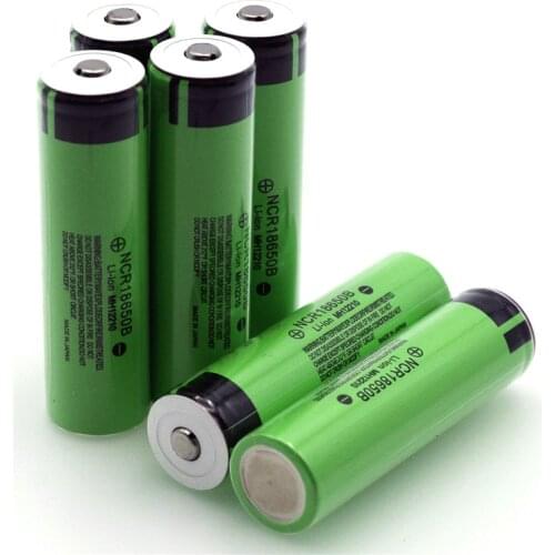 VariCore Original 18650 3.7 v 3400 mah Lithium Rechargeable Battery NCR18650B with Pointed(No PCB) For flashlight batteries