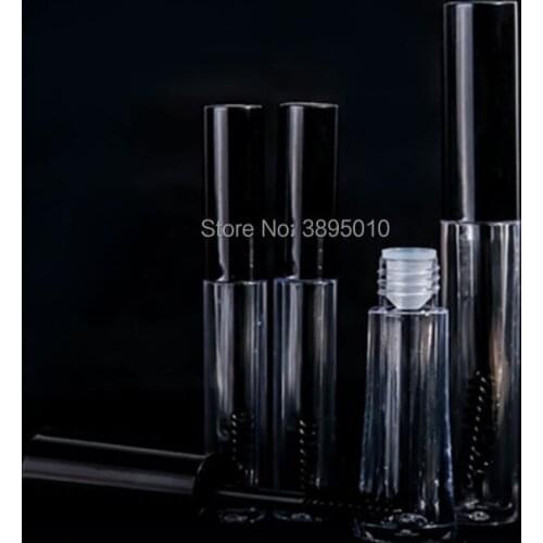 Plastic 1ml/2ml/3ml/10mL Empty Mascara Tube Eyelash Cream Vial/Liquid Bottle/Container Black Cap F402