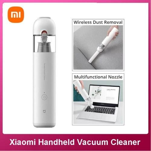 XIAOMI Mijia Handy Vacuum Cleaner Portable Handheld Home Car Multi-Usage Cleaners Wireless 13000PA Strong Suction Dust Catcher C
