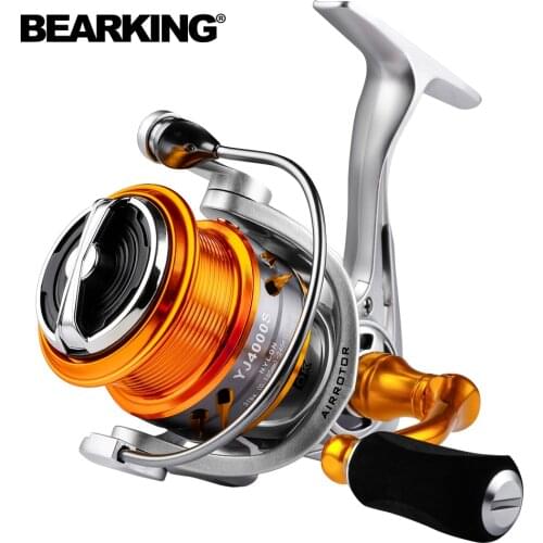 BEARKING Brand YJ series 7BB Stainless steel bearing 6.2:1 Fishing Reel Drag System 33lbs Max Power Spinning Wheel Fishing Coil