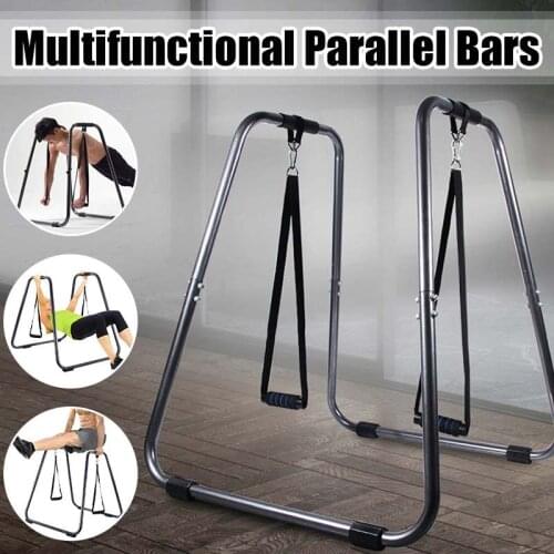 Selfree Multifunctional Detachable Parallel Bars, Body Press Dip Bar Fitness Station, Heavy Duty Strength Power Training Stand