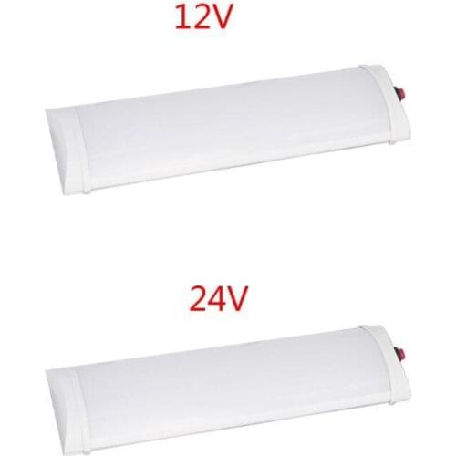 New Car Interior Led Light Bar 10W 72 LED White Light Tube with Switch for t.u.k.DC 12 V/24V