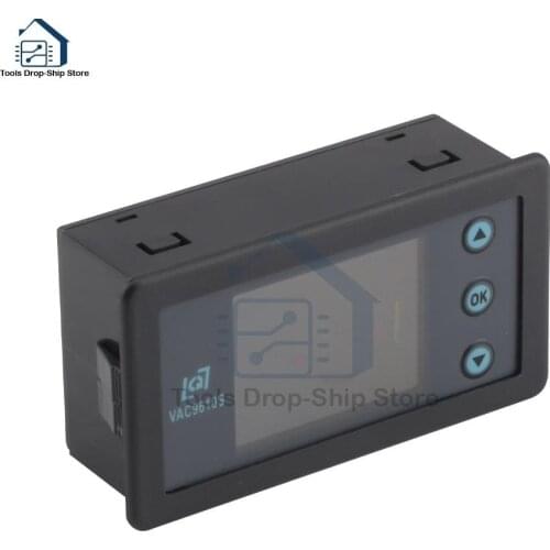 Vac9610s Battery Capacity Tester Voltage Current Indicator Panel Coulomb Meter Coulometer 60KW Hall Coulomb Power Thermometer