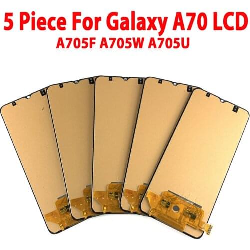 5 Piece/lot Incell 6.7" LCD Display For Samsung Galaxy A70 LCD A705 A705F SM-A705MN Display Touch Screen Digitizer Assembly